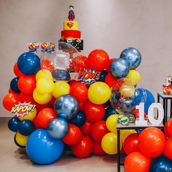 EMART Red Balloons 12 Inch 100pcs, Latex Balloons - Image 6