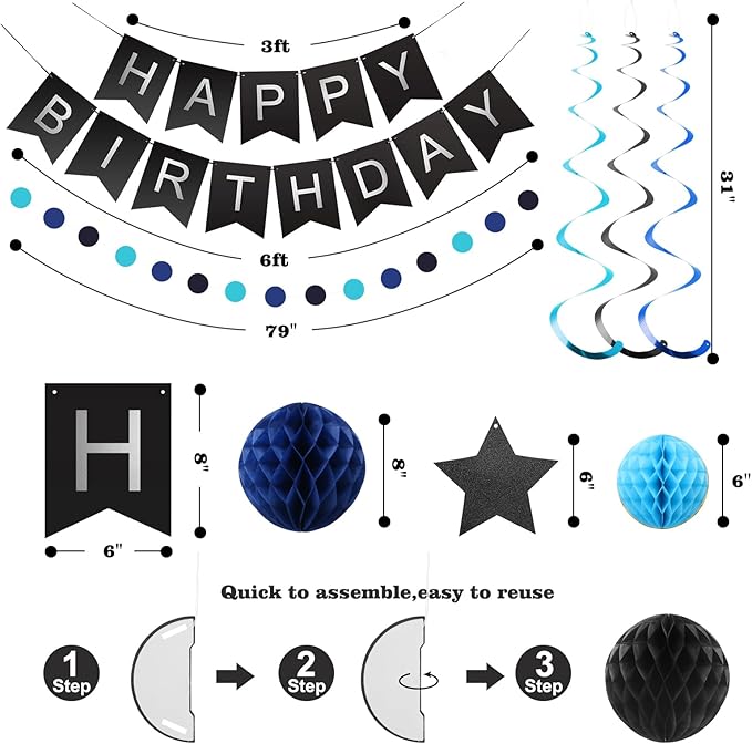 meowtastic Birthday Decorations Happy Birthday Banner - Image 7