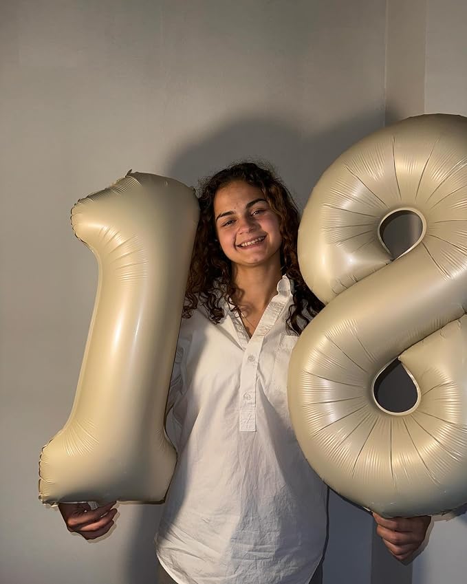 Cream Number 9 Balloon 40 Inch - Image 7