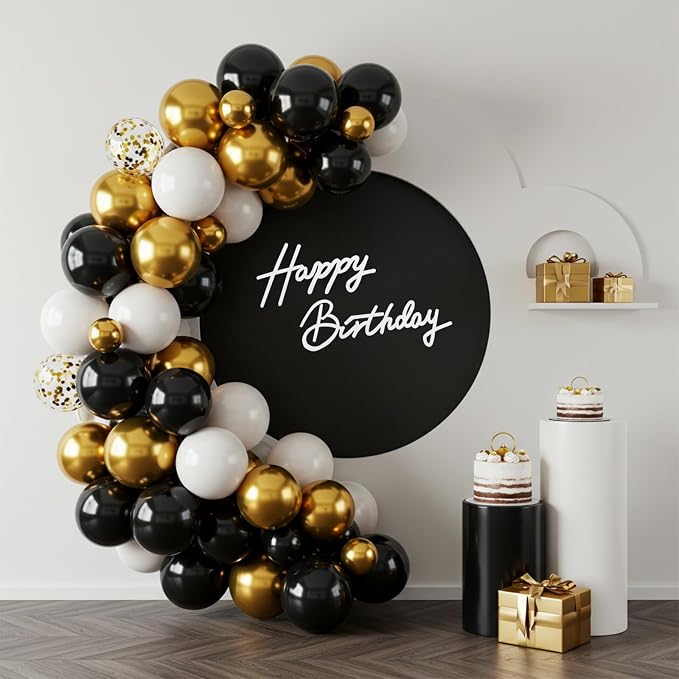 TONIFUL Happy Birthday Sign for Backdrop - Image 6