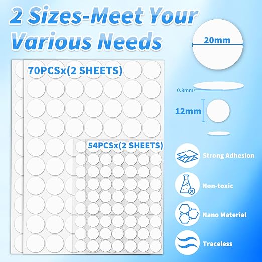 248PCS Double Sided Sticky Dots - Image 6