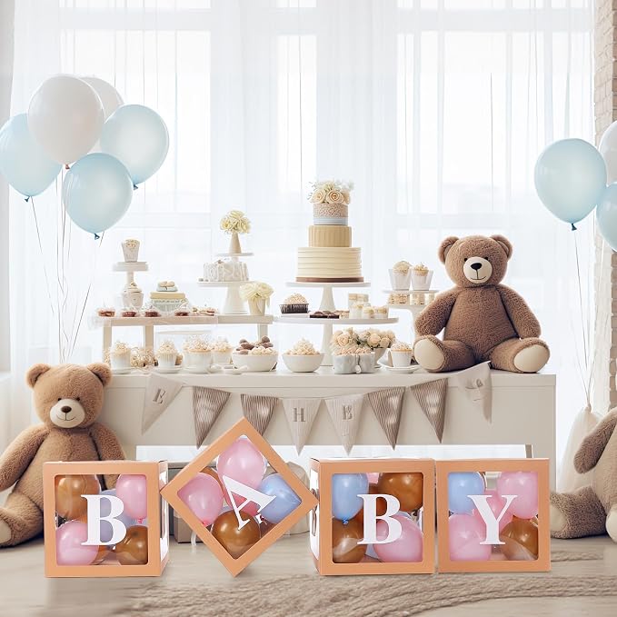 Zhanmai Baby Boxes for Bear Baby Shower Decoration - Image 6