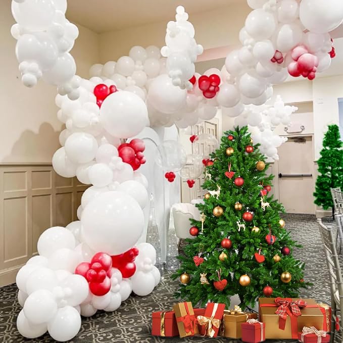 134Pcs White Balloons Different Sizes 5 10 12 18 Inch White Balloon Garland - Image 7