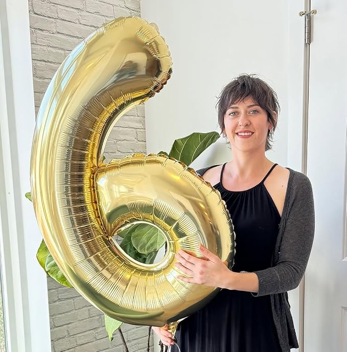 Light Gold 6 Balloon - Image 8