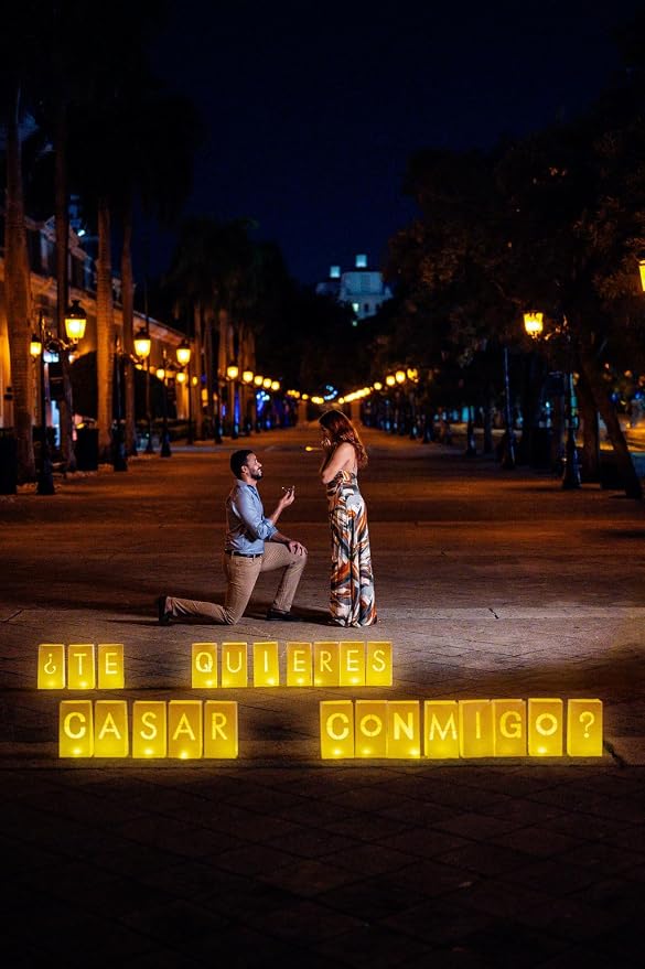 WYMM Quieres Casarte Conmigo Marry Me Light Up Letters in Spanish | Spanish - Image 9