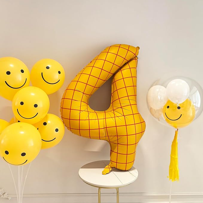 40" Matte Yellow Balloons Toy Inspired Story Theme party Supplies Digital 4 | - Image 4