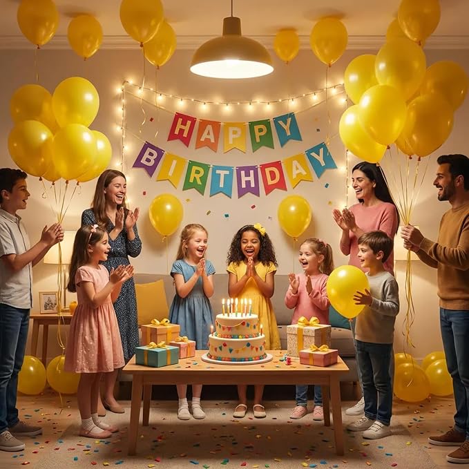 Yellow Balloons Arch Kit - Image 7