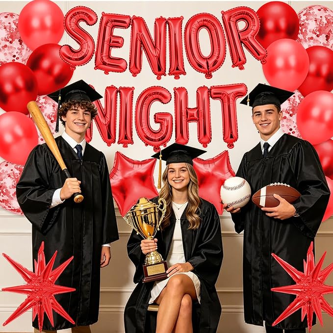Red Senior Night Decorations - Image 6