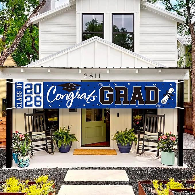 2026 Graduation Yard Sign, Large Congrats Grad Yard Banner Class of 2026 Banner - Image 6