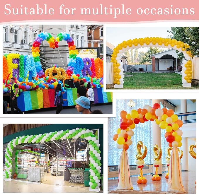 Gueevin 8 Pcs Balloon Arch Stands Base Heavyweight Water Bag - Image 7