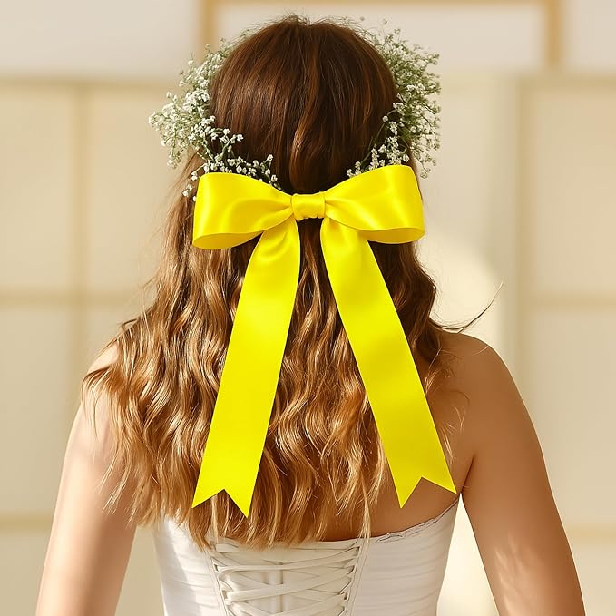1 1/2In 30Yards Lemon Yellow Ribbon - Image 8