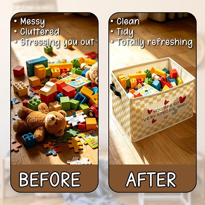 Inspirational Kids Foldable Storage Bins Box - Image 6