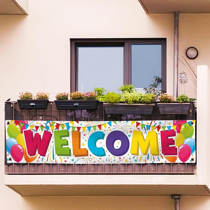 Welcome Banner - Welcome Home Banner 6 x 1.3ft - Welcome Back Decorations - Image 7