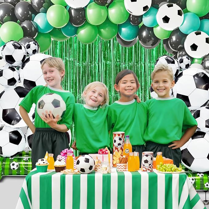 Giant Self Standing Soccer Ball Balloons 2 Pcs 5 ft Soccer Party Balloon - Image 7