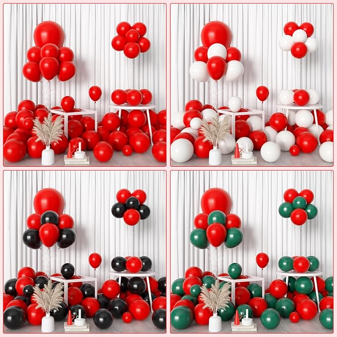Amandir 153pcs Red Balloons Arch Garland Kit Different Sizes | 18 12 10 5 Inch - Image 7