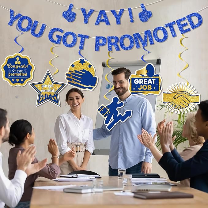 Yay! You Got Promoted Congratulations Banner Congratulations Decorations - Image 6