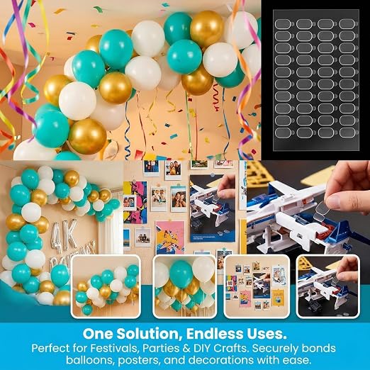 Double Sided Sticky Dots, 0.31" x 0.51", - Image 6