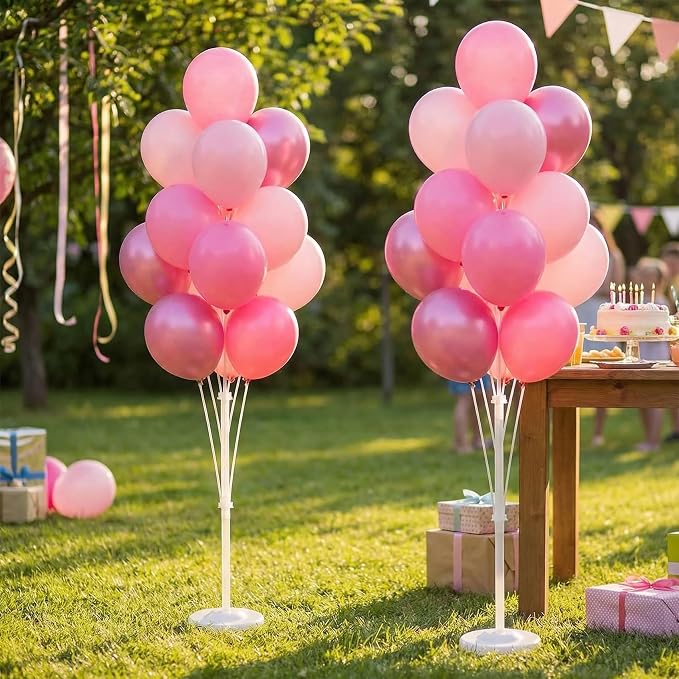 Pink Balloon Stand Kit Set of 2 - Image 9