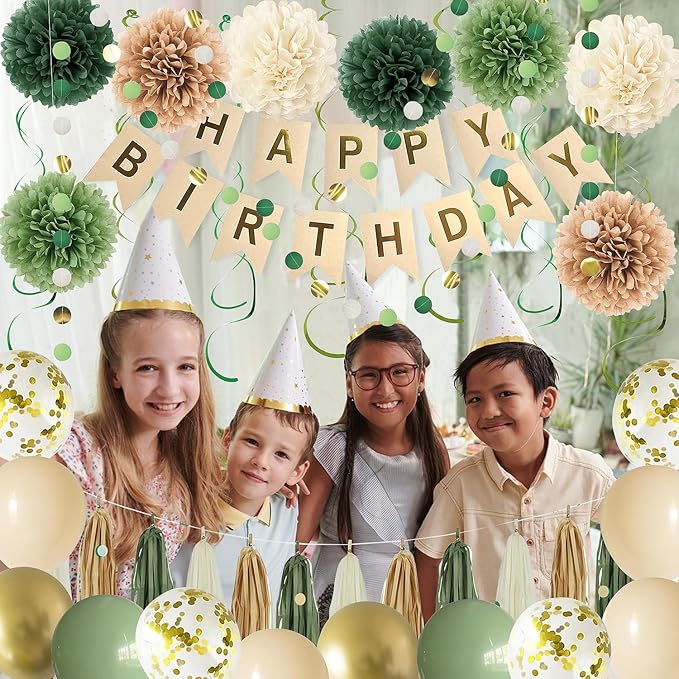 Green Birthday Party Decorations - Image 7