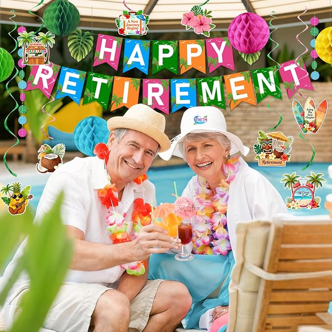 Luau Hawaiian Retirement Party Decorations - Image 8