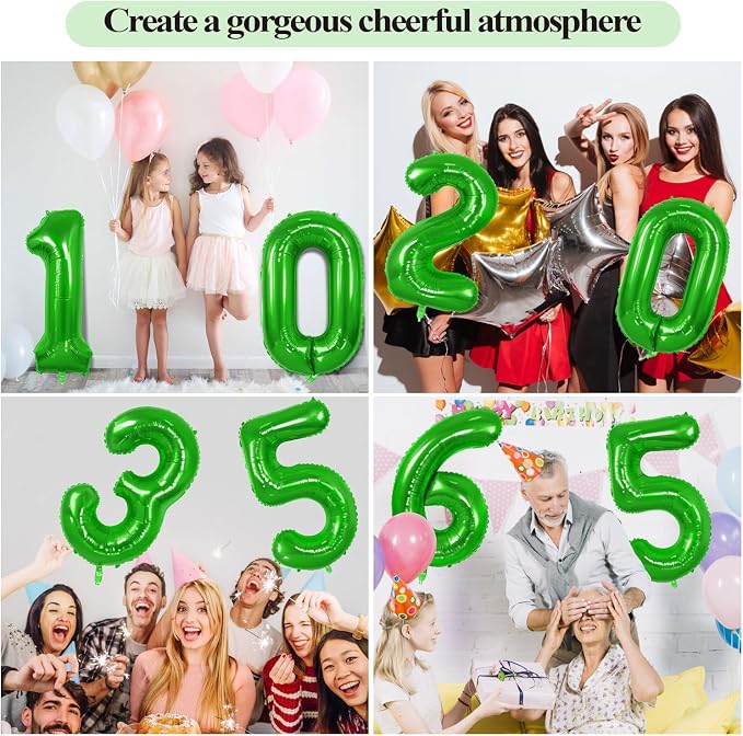 Number 78 Balloons for 78th Birthday Party Decorations, 0-100 Large No.78 - Image 7