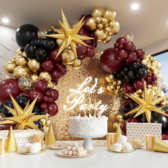 Burgundy Balloon Arch Garland Kit - Image 7