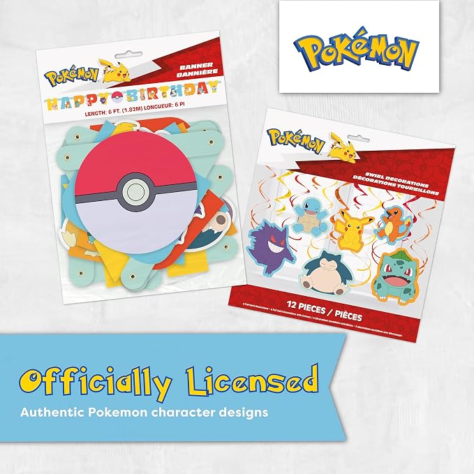 Pokemon Birthday Decorations Party Supplies - Image 6