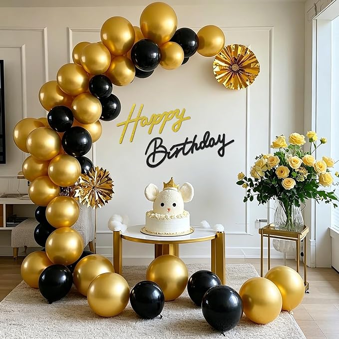 TONIFUL Happy Birthday Sign for Backdrop - Image 6