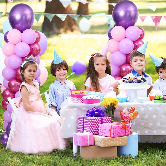 Pink and Purple Balloon Column Stand Kit Set of 2 - Image 8