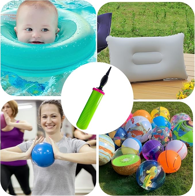 12.2-inch Dual Action Balloon Pump, Manual Handheld Balloon Inflator - Image 8