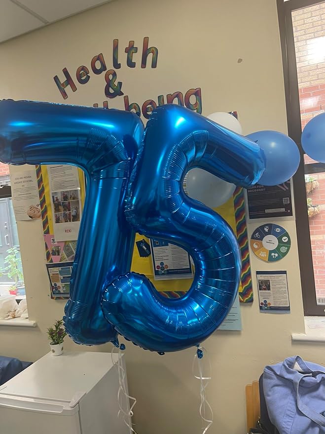 Navy Blue Number 30 Balloon 40 Inch - Image 7