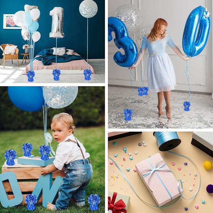 24 PCS Balloon Weights Metallic Anchor, Balloon Holder Heavy Weights | - Image 7