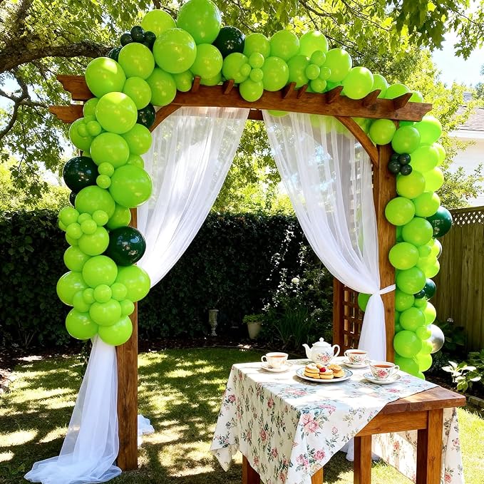 104pcs Lime Green Balloon Garland Arch Kit Different Sizes 18/12/10/5 Inch | - Image 6