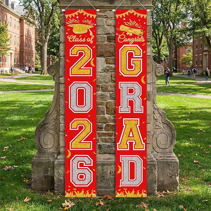 Graduation Banner 2026, Class of 2026 Banner, Indoor Outdoor Graduation Party - Image 7