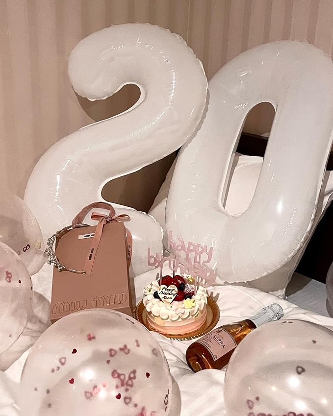 White 40 Balloon - Image 8