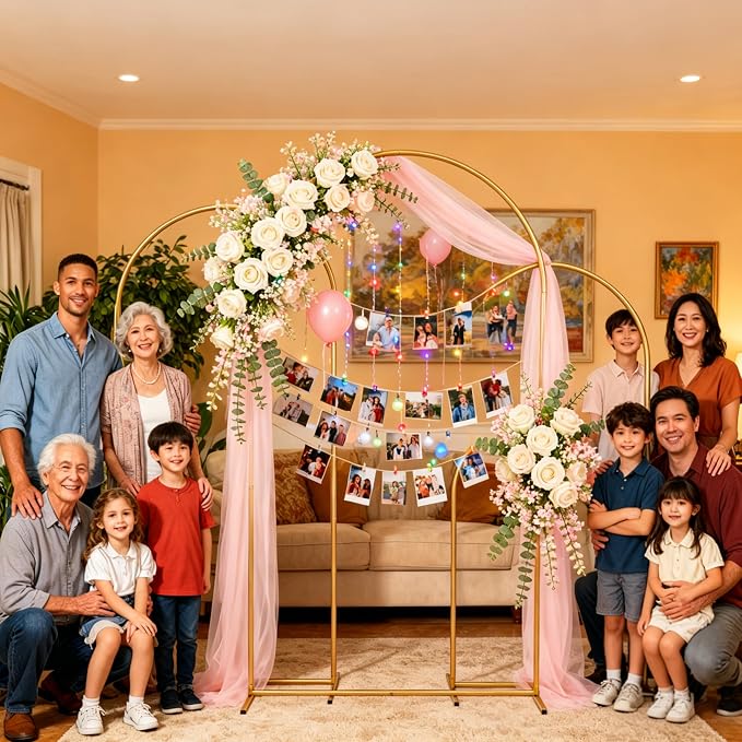 Arch Backdrop Stand 7.2FT+6.6FT+6FT Arcos para Decoracion De Fiestas Balloon - Image 9