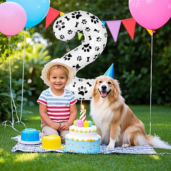40 Inch Dog Foil Birthday Balloons - Image 7