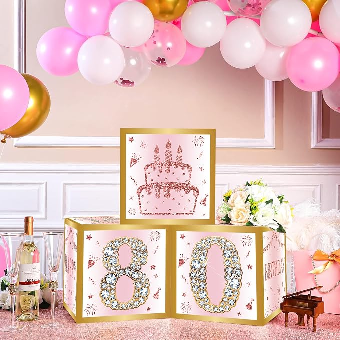 DataMoon 80th Birthday Decorations Boxes - Image 9