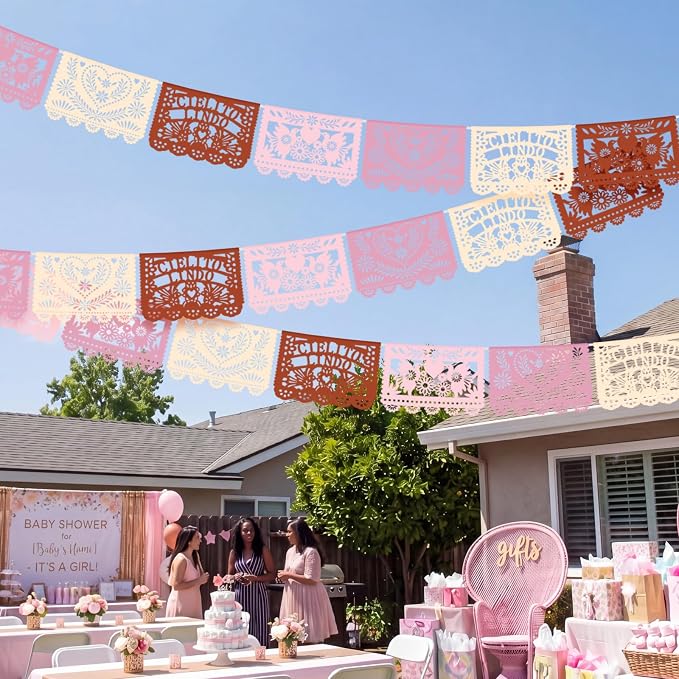 TaoBary 6 Pcs Papel Picado Mexican Wedding Cielito Lindo Party Decor 118 Feet - Image 7