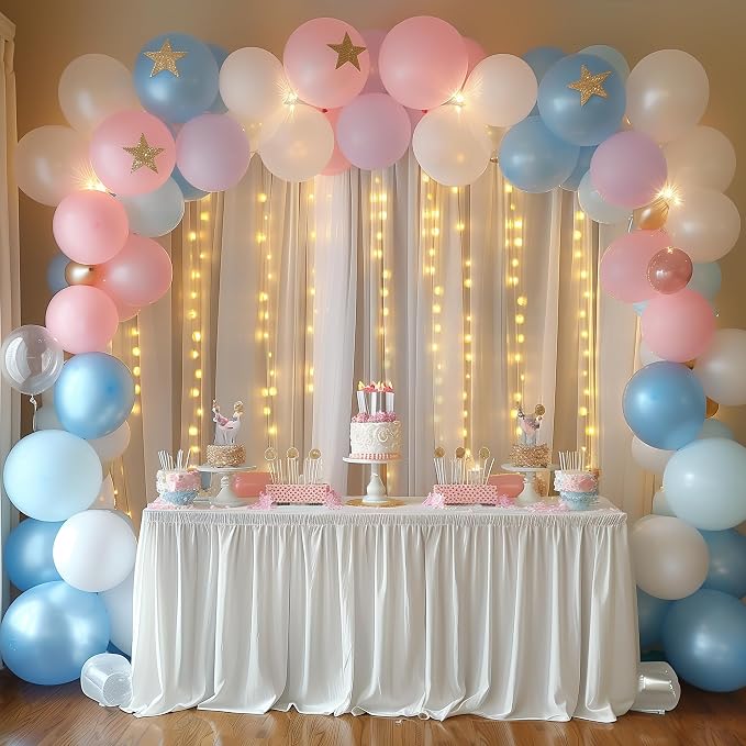 Fomcet Tulle Backdrop Curtains - Image 7