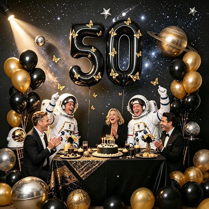 40 Inch Black Number 0 Balloon - Image 7