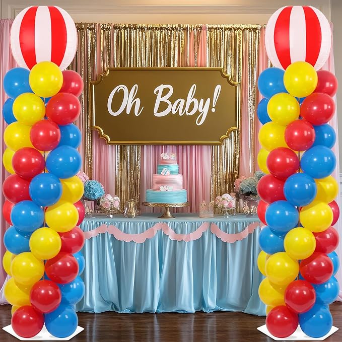 2 Sets Carnival Circus Balloon Column Stand Kit - Image 7