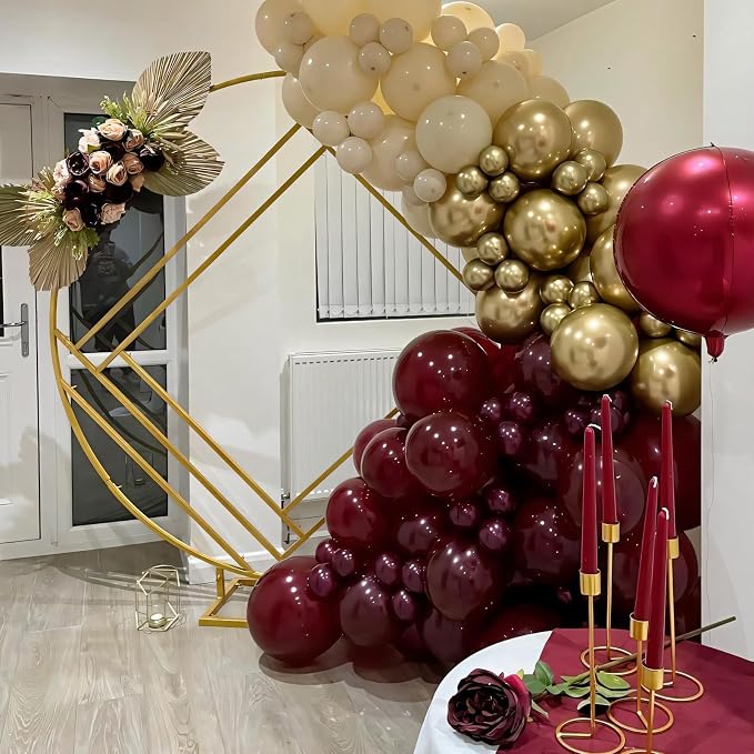 110pcs Dark Red Balloons 12 Inch Latex Balloon - Image 5