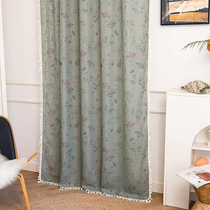 ENJOYBRIDAL Floral 63 Inch Curtains - Image 7
