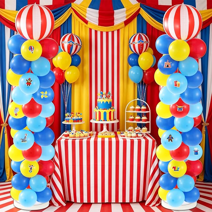 Carnival Balloon Column Stand Kit Carnival Theme Party Decorations - Image 7