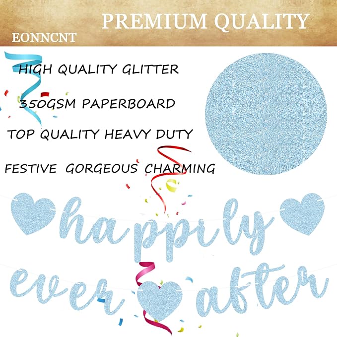 Pre-Strung Happily Ever After Banner - Image 7