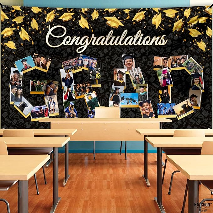 KatchOn Congratulations Graduation Photo Banner 72x44 Inch | Personalized Grad - Image 9