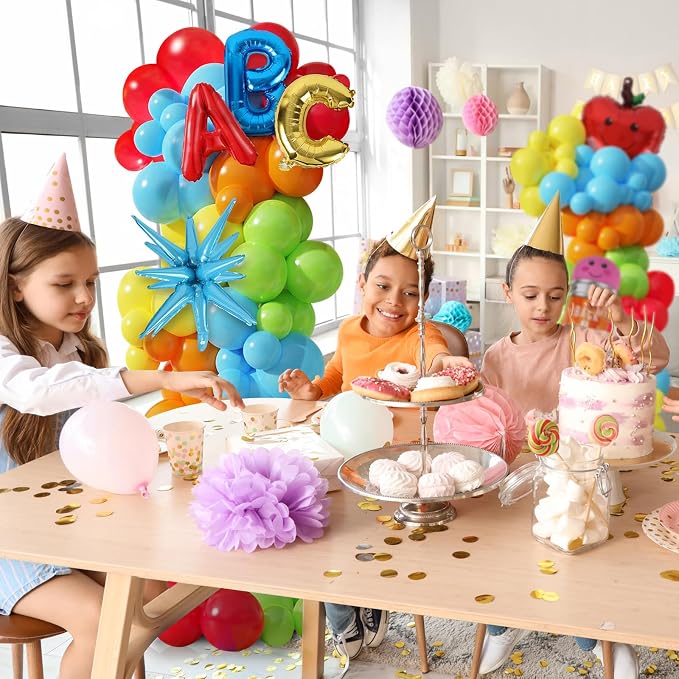 2 Sets Back to School Decorations Adjustable Balloons Column Stand Kit - Image 8