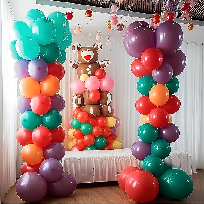 Balloon Column Stand Set of 2, 6.6ft Balloon Arch Stand Adjustable Balloon - Image 6