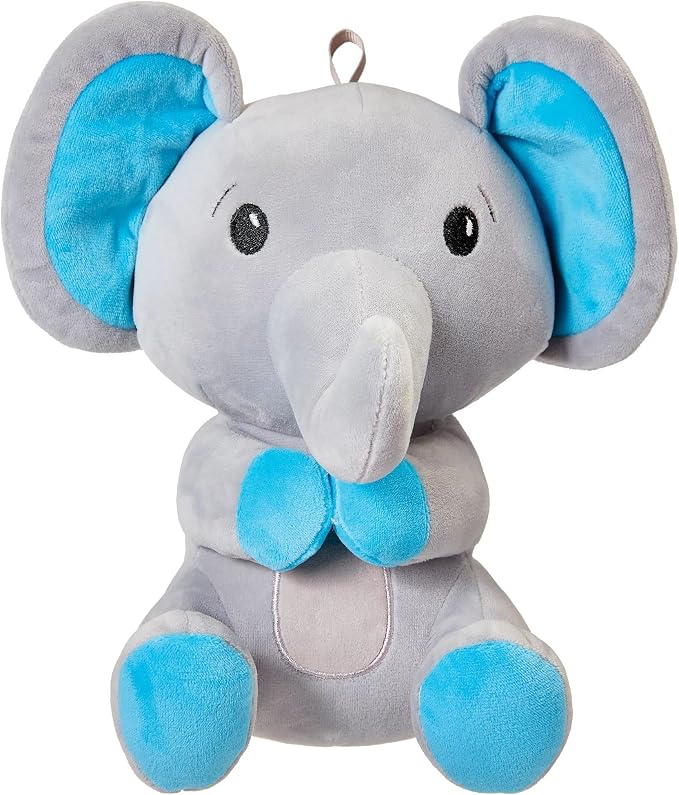 Adorable Gray Elephant Plush Balloon Weight by AmscanPartySupplies